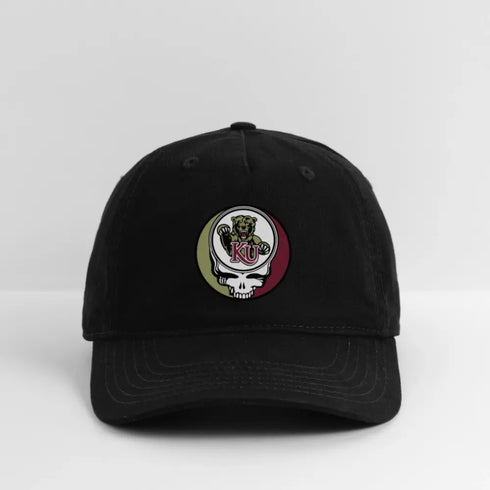 Kutztown University Grateful Dead Stealie Dad Hat - black